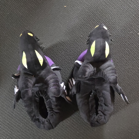Disney Black and Purple Dragon Slippers - Picture 6 of 16